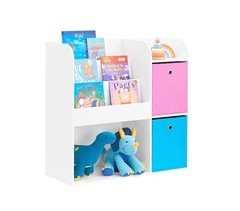 Organizador de brinquedos Prateleira para crianças KMB37-F SoBuy PT