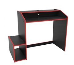 Mesa Gamer Legend Estilo Moderno 1 Prateleira em Melamina