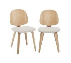 Conjunto de 2 cadeiras, em madeira de bétula e design