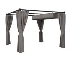 Pérgola Metal e Poliéster Outsunny