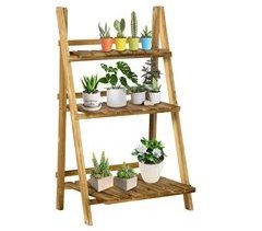 Suporte para Plantas Madeira de Abeto Outsunny
