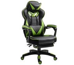 Cadeira de gaming Esponja, couro PU Vinsetto