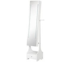 Joalheiro de Pé MDF, Vidro e ABS HOMCOM, casa - decoração