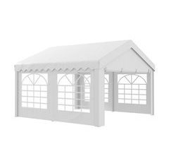 Pérgola de Jardim Aço, PE Outsunny 400x400