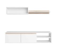 Módulo de TV para sala de estar e jantar em estilo nórdico