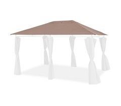 Cobertura do telhado Elusa gazebo 3x3m - cobertura de pérgola, 399x299