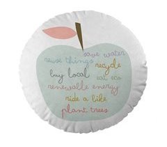 ALMOFADA REDONDA COM ACOLCHOAMENTO SAVE THE EARTH