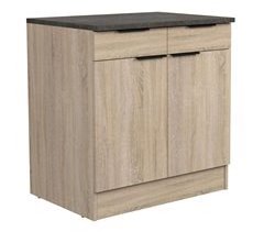 Módulo de cozinha inferior moderno Arko com 1 gaveta e 2 portas