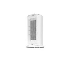 Cecotec Aquecedor cerâmico vertical 2 em 1 de design com 2000 W, oscilação e 3 modos, com termóstato regulável.