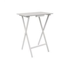 Mesa lateral retangular dobrável