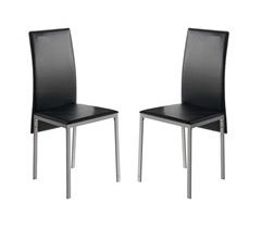 Pacote de 2 cadeiras de cozinha Saona para sala de jantar em estilo contemporâneo