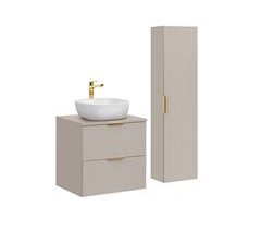 Móvel de lavatório simples de com pedestal Adriel