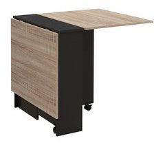 Mesa de Cozinha Dobrável Melamina de Madeira HOMCOM