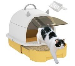 Caixa de Areia para Gatos Polipropileno PawHut