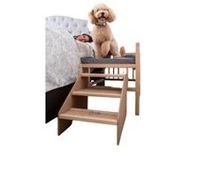 Cama Faunatic para animais de estimação com escada e colchão impermeável