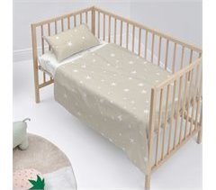 Little star beige jogo de lençol