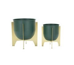 Conjunto de 2 Vasos para Plantas MF396