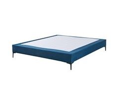 Cama de casal Lilla com estofo em veludo 204x160