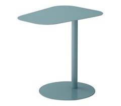 Mesa de apoio Nastätten trapezoidal interior/exterior em metal 50x38