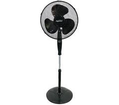 Avant Ventilador de chão | Ventilador Oscilante de 45W com 3 velocidades | Altura ajustável até 40cm | 16 polegadas | Base redonda | Edição preta.