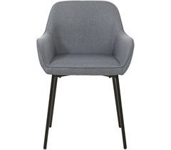 Conjunto de 2 cadeiras VIOLET cinza