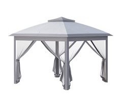 Tenda Dobrável Metal, tecido Oxford e tecido de malha Outsunny 330x330