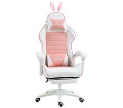 Cadeira Gaming Couro PU, Espuma, Nylon e Aço Vinsetto