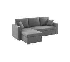 Sofá-cama de canto em tecido - IDA - 3 lugares, poltrona de canto