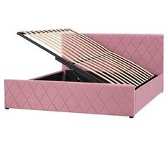Beliani Cama con almacenaje Terciopelo ROCHEFORT 170x214