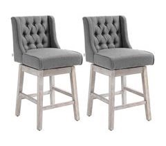 Bancos de Bar Poliéster HOMCOM, casa - cadeiras