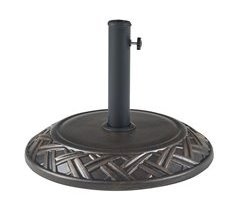 Suporte para guarda-chuva Bisegna redondo em betão [casa.pro] 50x50