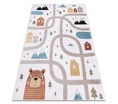 Tapete FUN Polar para crianças ruas floresta 200x290