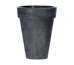 Cube Slim Beton Effect 12L Pot., Com depósito