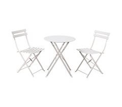 Conjunto de mesa e cadeiras de jardim dobráveis Teresa
