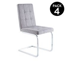 Conjunto de 4 cadeiras de jantar Vaidade