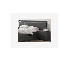 Cabeceira de cama com Led e 2 mesas de cabeceira MÓNACO