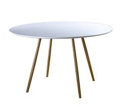 Mesa Estocolmo grande branca (DIÂMETRO 120 ALTURA 72)