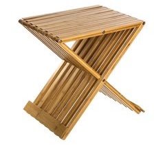 Well Home Chair - banco dobrável de bambu