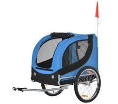 Reboque de Bicicleta para Cães Tecido Oxford e Aço PawHut