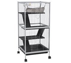 Gaiola para Roedores Metal, Nylon e PP PawHut