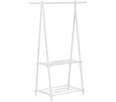 Suporte para Cabide Aço HOMCOM, casa - móveis de armazenamento
