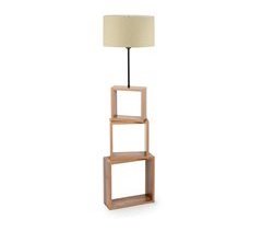 Candeeiro de pé Mansfield 1xE27 20 W metal tecido [lux.pro]