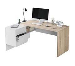 Zeus Office: Mesa com 3 Prateleiras