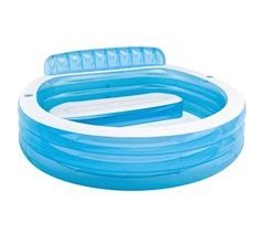 Piscina insuflável INTEX com poltrona 229x218x79 cm - 640 l