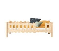 Cama de entrada direita com base de ripas Hans