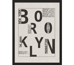Pintura BROOKLIN 40x30cm marca MARCOMUEBLE 