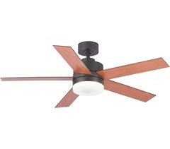Blaupunkt - Ventilador de teto com luz LED | 48 polegadas | 70W | Lâmpada de teto LED de 18W com ventilador
