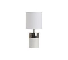Candeeiro mesa CHIC cor branco 16X35X16cm