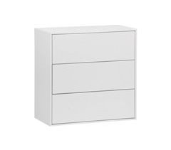 Módulo de armazenamento decoração madeira 3 gavetas - Kompo 70