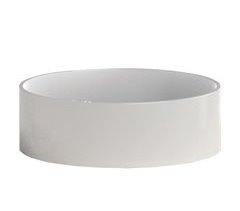 Lavatório cilíndrico para armário de banheiro de cerâmica